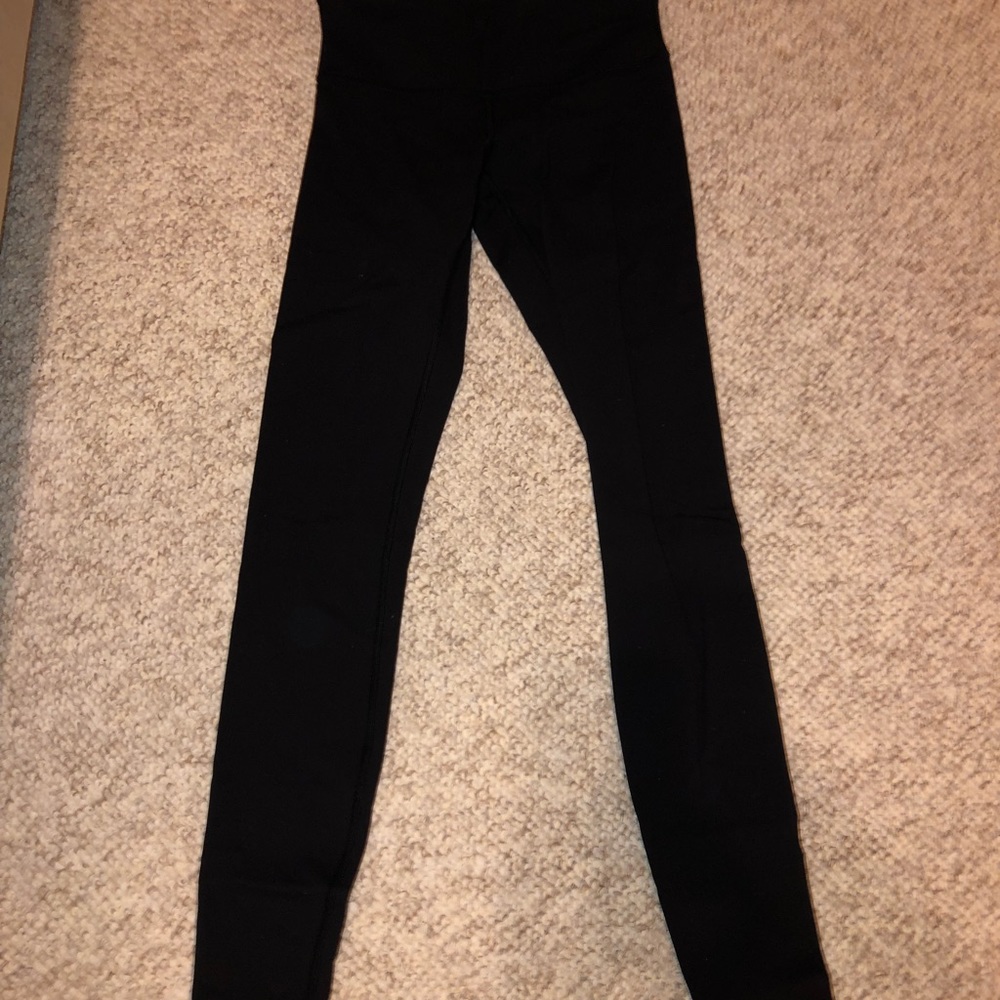 BLACK LULU LEMON ALIGN LEGGINGS